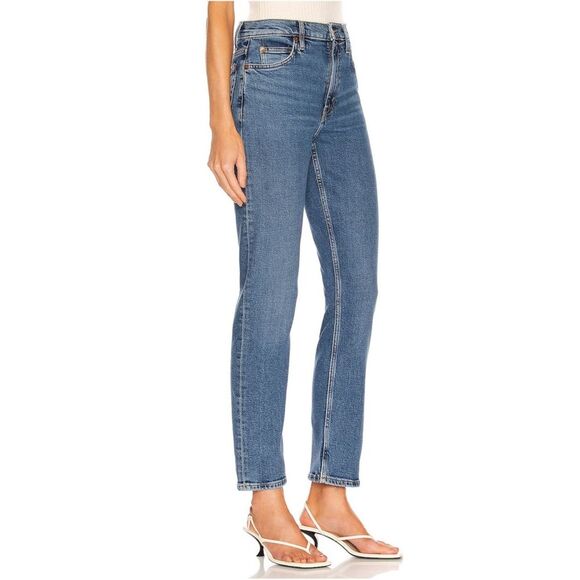 RE DONE 70's Straight Jeans Worn In Saf 30 - Picture 1 of 14